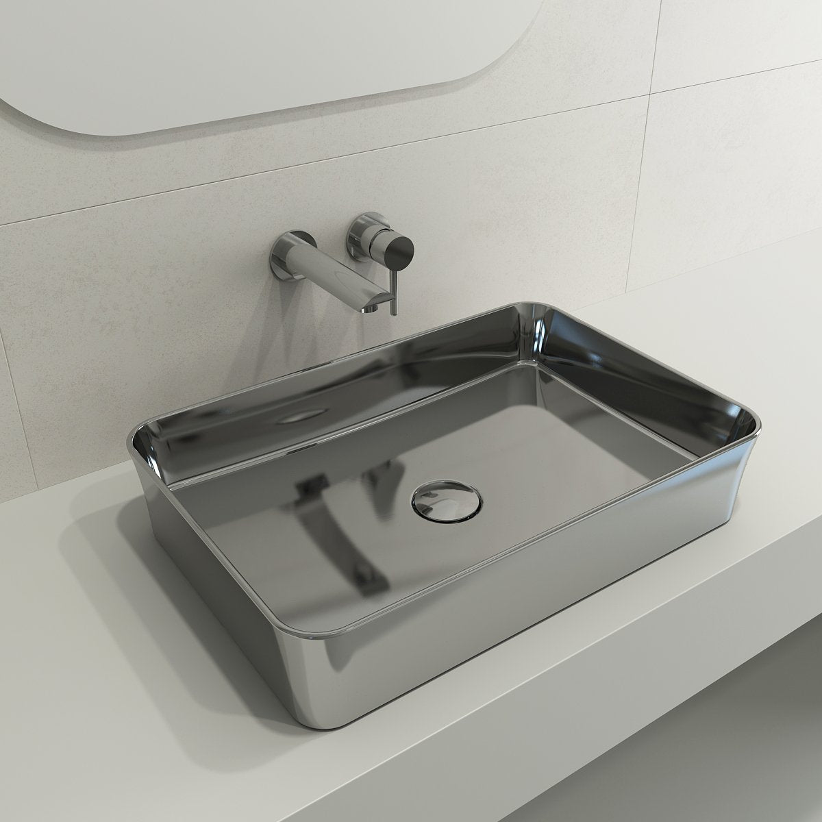 Bocchi Bathroom Vessel Sink SOTTILE 23