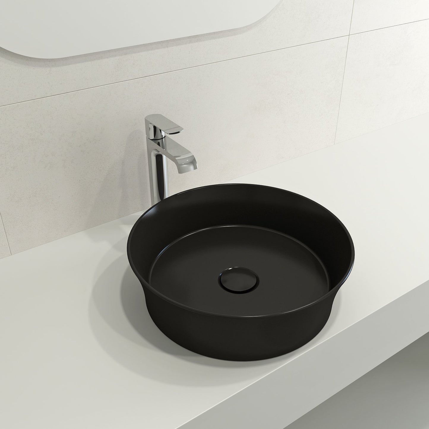 Bocchi Bathroom Vessel Sink SOTTILE 15R