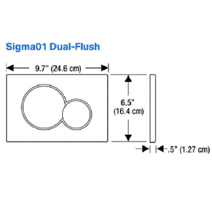 Geberit Sigma 01 Actuator Plates 115.770.11.5