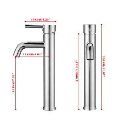 ELEGANTE Vessel Sink Bathroom Faucet-F11T04