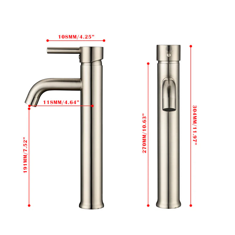 ELEGANTE Vessel Sink Bathroom Faucet-F11T04