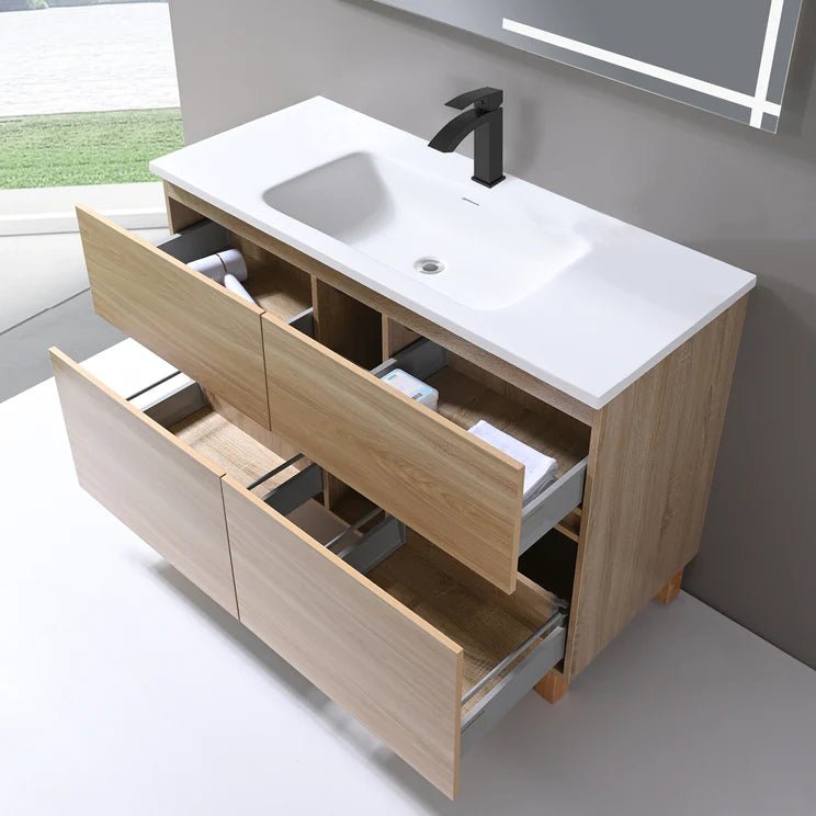 47" Floor - standing Single Sink Bathroom Vanity - Golzar Home