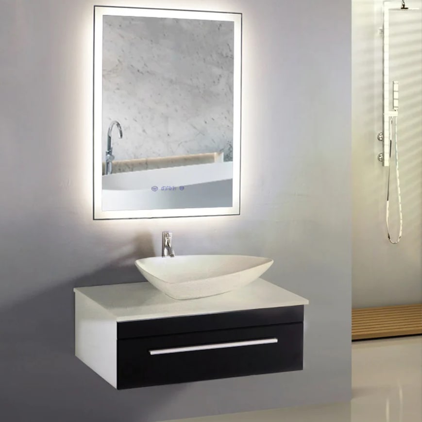 Kodaen Fortune Backlit Bathroom LED Mirror with Bluetooth - Golzar Home