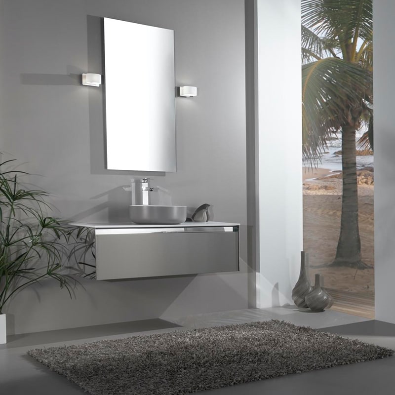 Valecano Collection-Single Sink Bathroom Vanity - Golzar Home