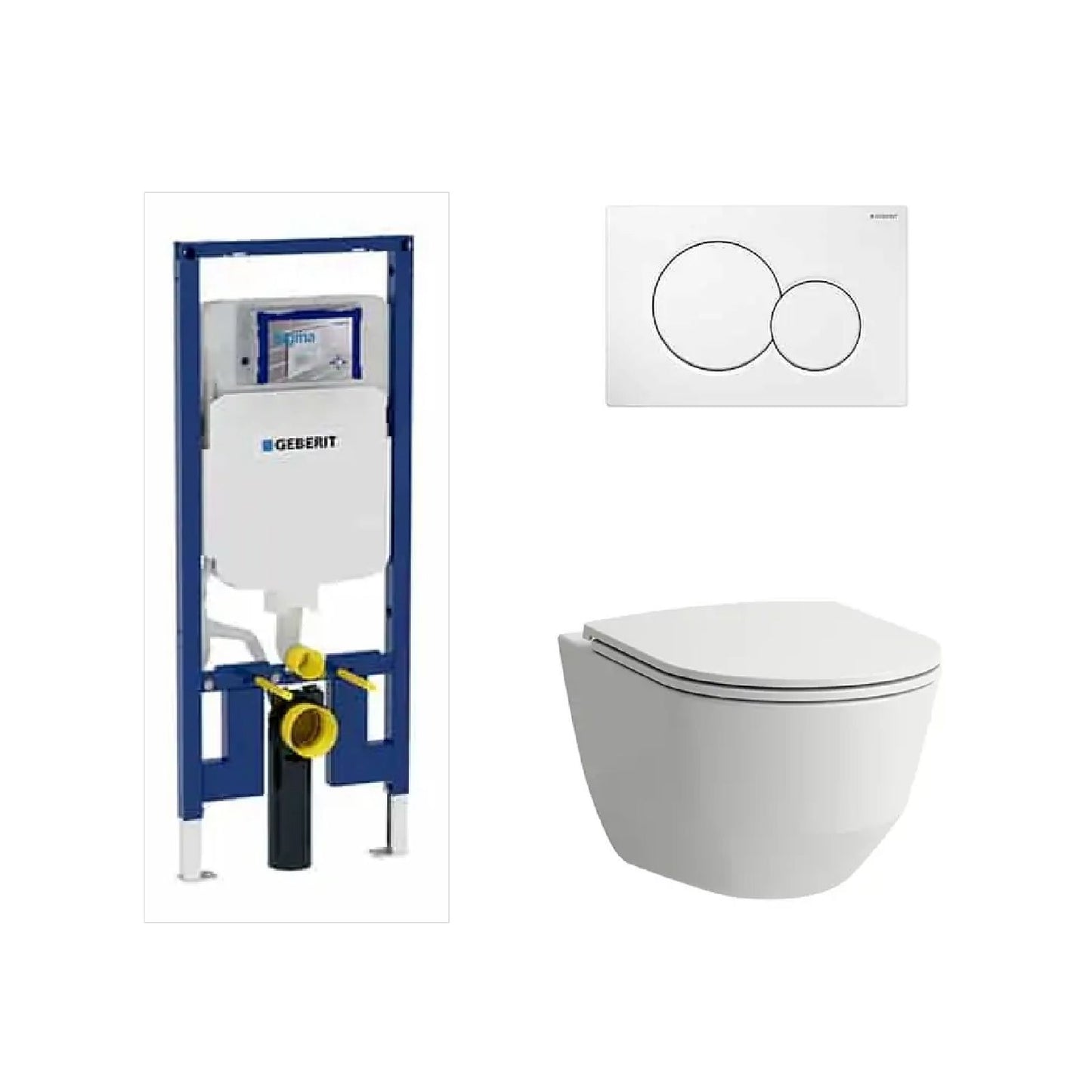 WALL HUNG TOILET SET