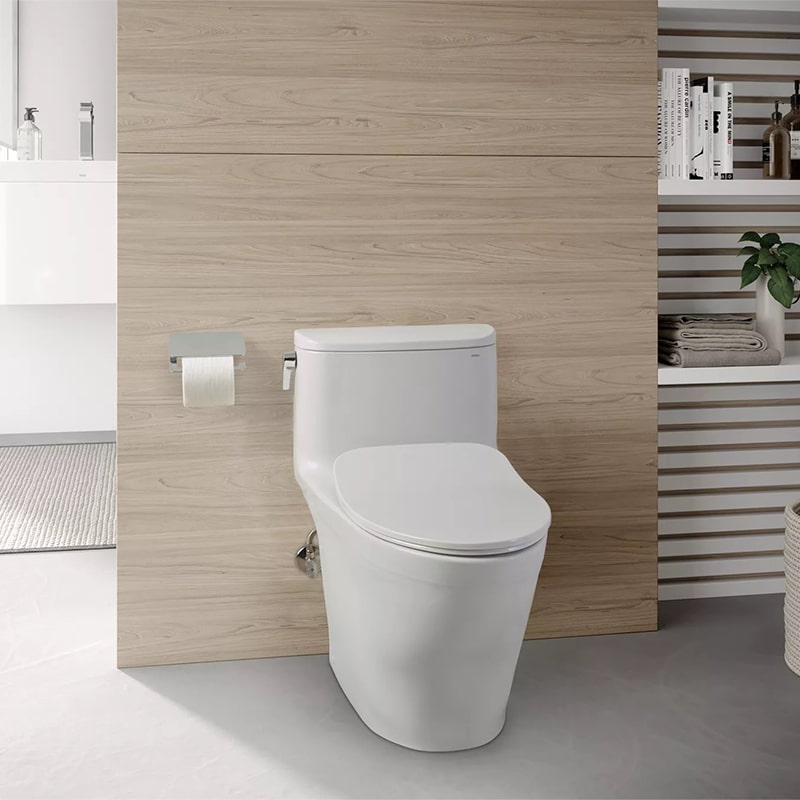 NEXUS 1G ONE-PIECE TOILET, 1.0 GPF, ELONGATED BOWL - SLIM SEAT