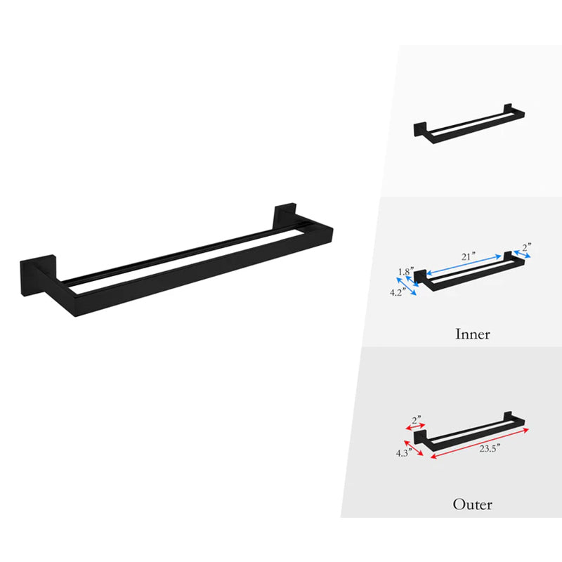 TD123 Double Towel Bar - Golzar Home