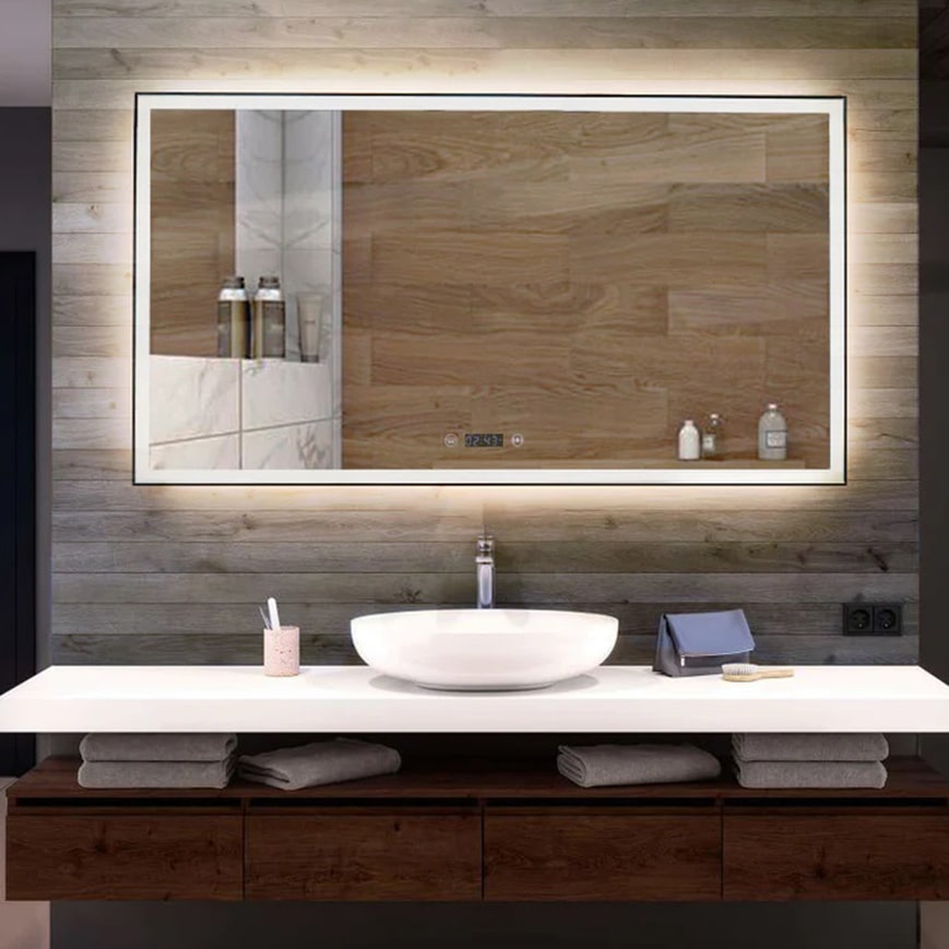 Kodaen Fortune Backlit Bathroom LED Mirror with Bluetooth - Golzar Home