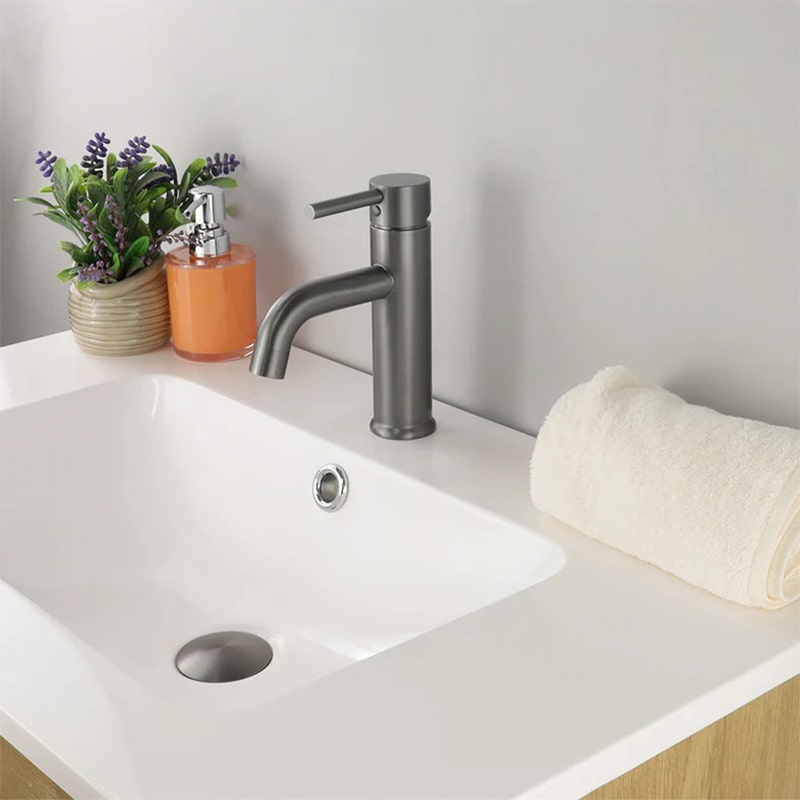 ELEGANTE Single Hole Bathroom Faucet-F11104 - Golzar Home