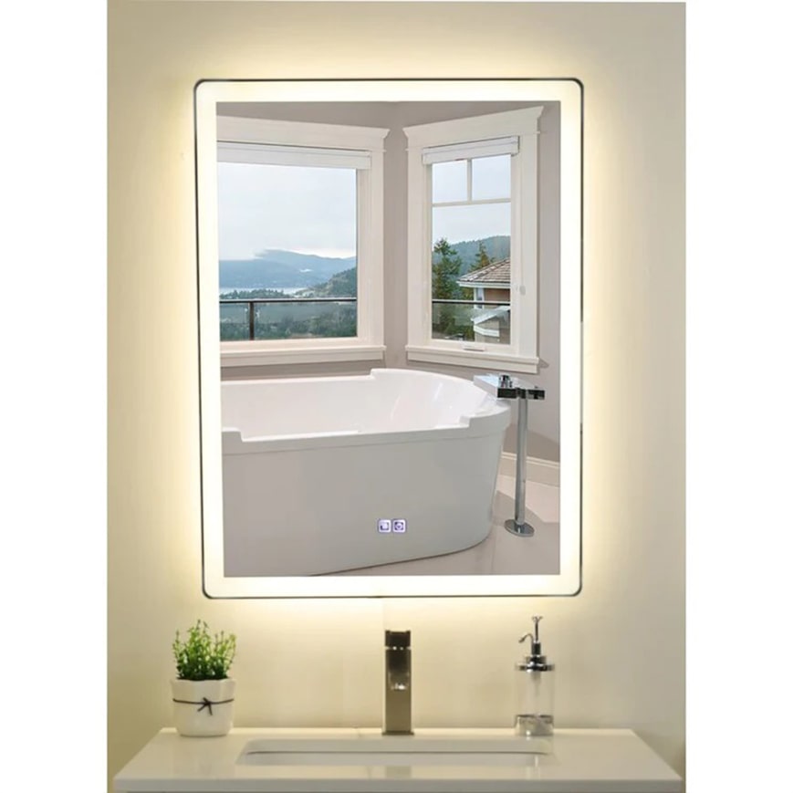 Kodaen Fortune Backlit Bathroom LED Mirror with Bluetooth - Golzar Home