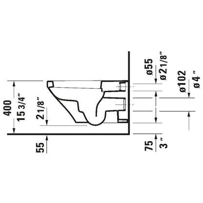 Duravit DuraStyle Wall Hung Toilet Complete Set