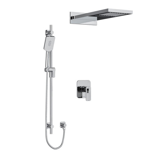 Riobel Equinox Shower Kit Type T/P Coaxial 3-Way with Cascade Shower Head