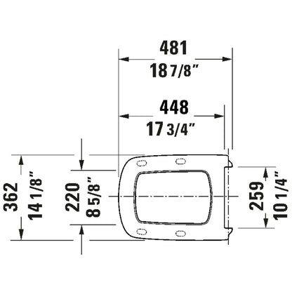 Duravit DuraStyle Toilet Seat 002639