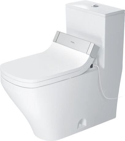 Duravit DuraStyle Single Flush One Piece Toilet White+Sensowash Autoflush toilet kit