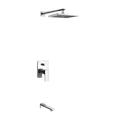 Tofino Pressure-Balanced Tub & Shower Set by VISENTIN