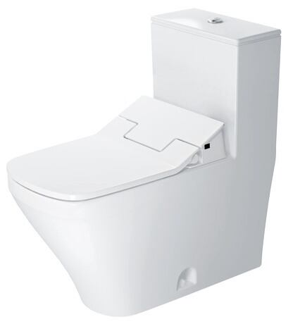 Duravit DuraStyle Single Flush One Piece Toilet White + Sensowash Bidet Slim Seat