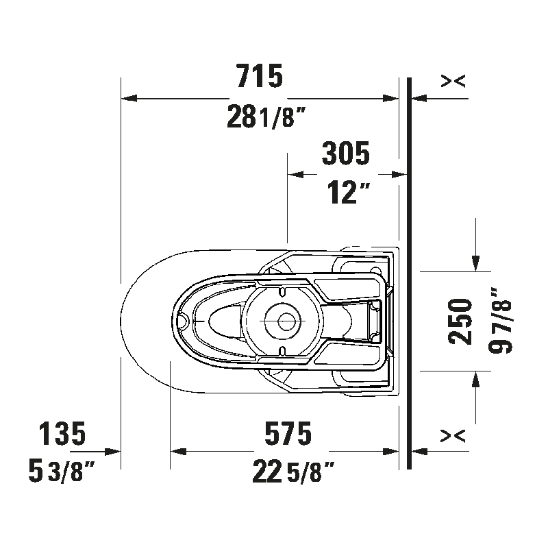 Duravit One Piece Toilet #D40602