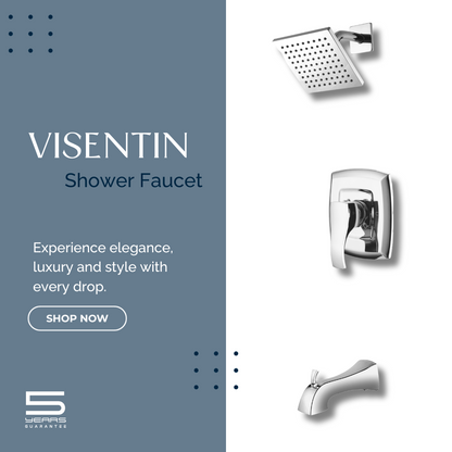 Victoria Pressure-Balanced Tub & Shower Set by VISENTIN