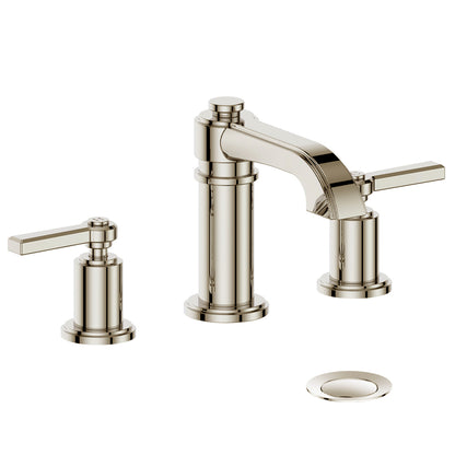 ZEHN 8-inch WIDESPREAD LAVATORY FAUCET WITH POP-UP DRAIN-Z1 LEVER