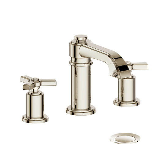 ZEHN 8-inch WIDESPREAD LAVATORY FAUCET WITH POP-UP DRAIN-Z3 LEVER