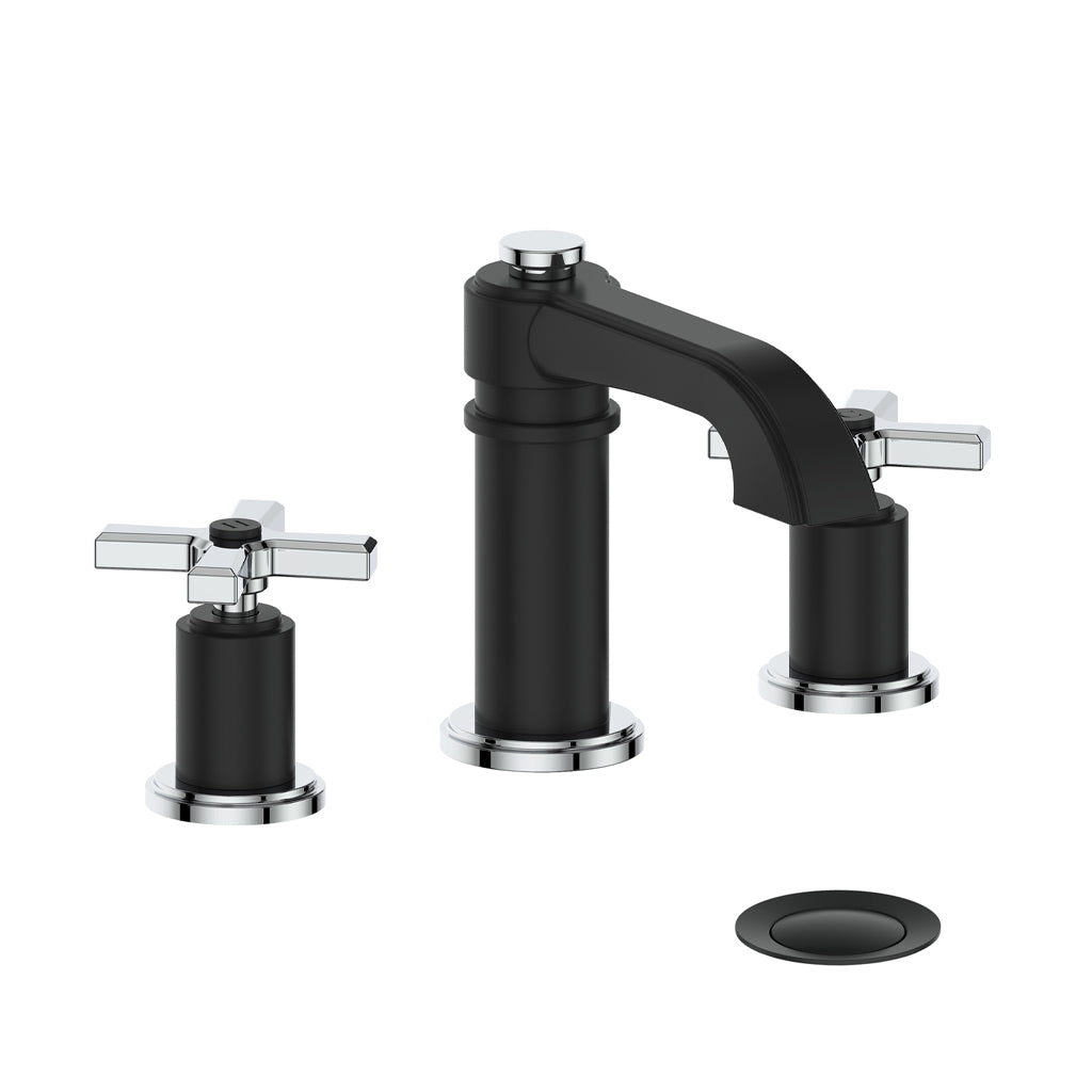 ZEHN 8-inch WIDESPREAD LAVATORY FAUCET WITH POP-UP DRAIN-Z4 LEVER