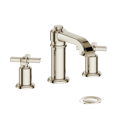 ZEHN 8-inch WIDESPREAD LAVATORY FAUCET WITH POP-UP DRAIN-Z4 LEVER