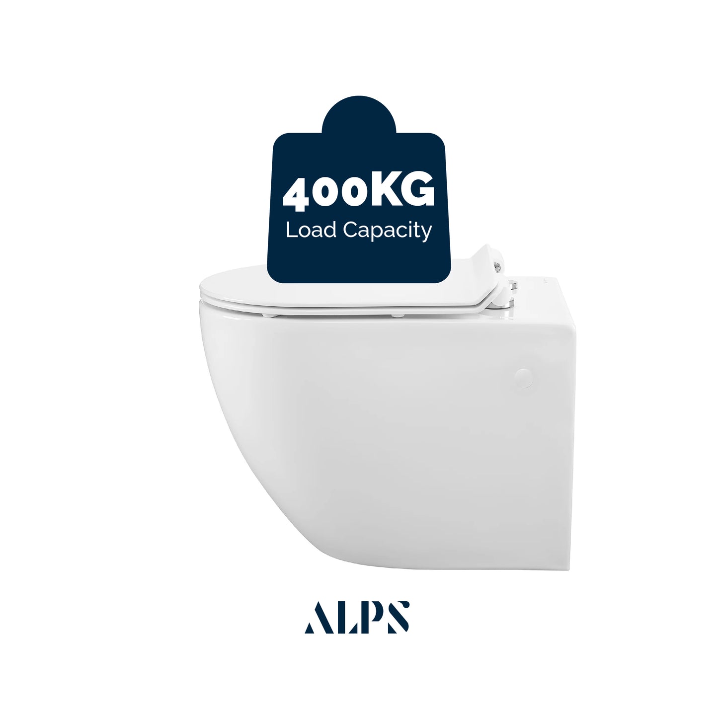 Alps Wall Hung Toilet KW99046 - Complete Set With Duravit Carrier