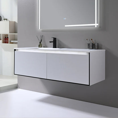 Wall-mount Single Sink Bathroom Vanity WV5698