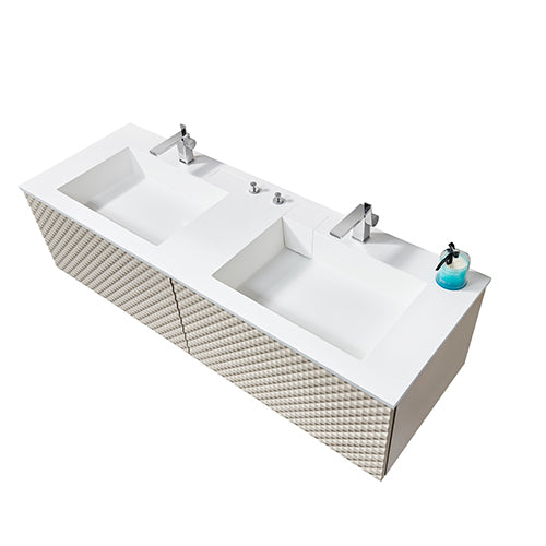 ORANS 63″ Double-Sink Bathroom Vanity- BC4056-1600LD