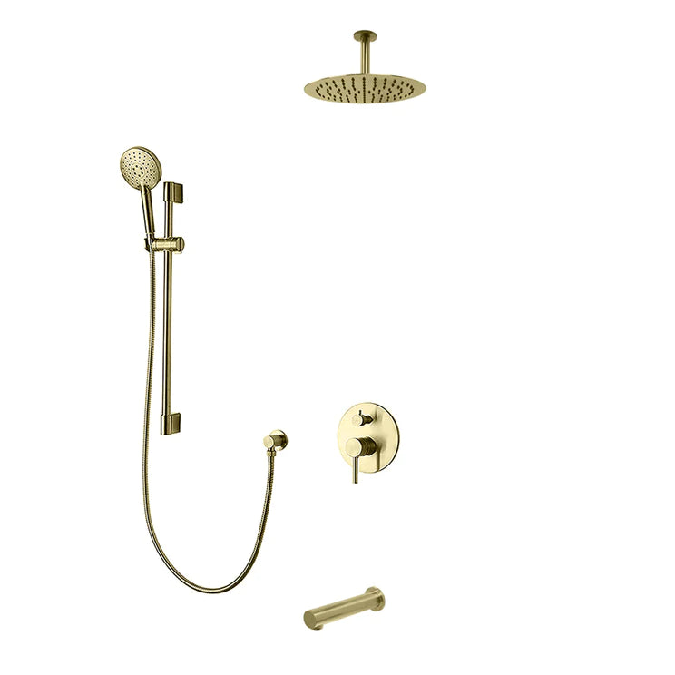 Three Way Pressure Balanced Shower System F55104-4C12ATS - Golzar Home