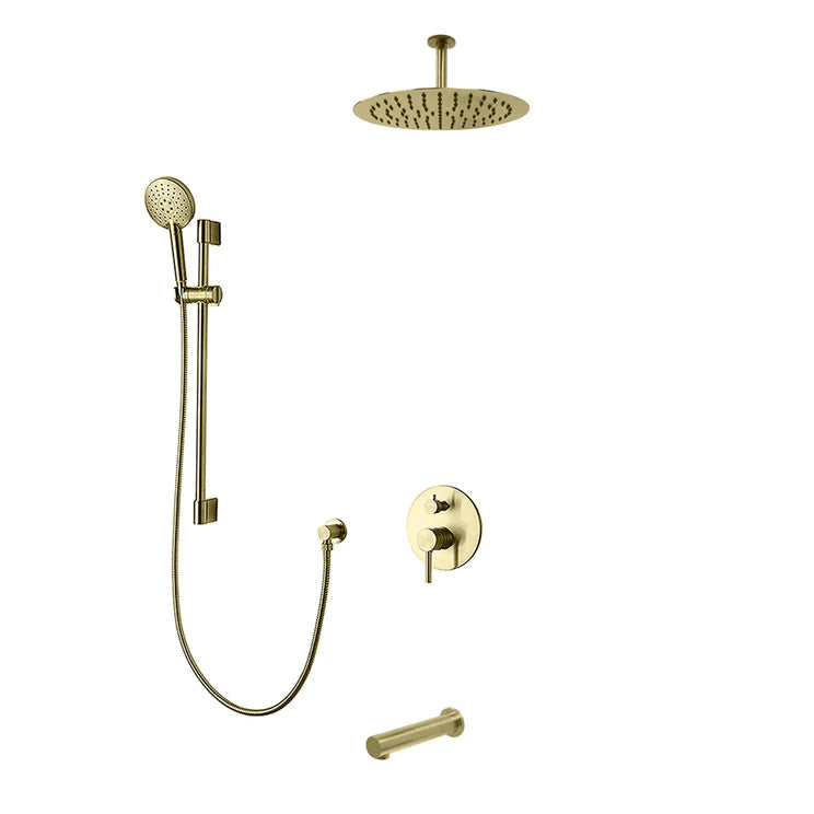 Three Way Pressure Balanced Shower System F55104-4C12ATS - Golzar Home