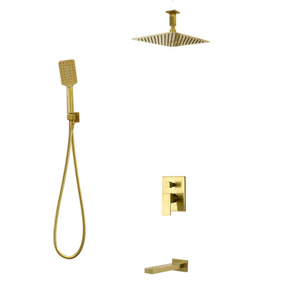 Three Way Pressure Balanced Shower System F54123-W12BZ