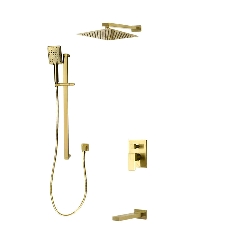 Three Way Pressure Balanced Shower System F55123-4C12ATS - Golzar Home