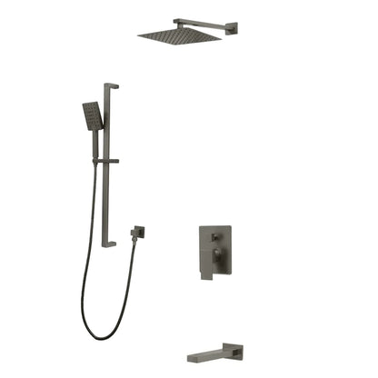 Three Way Pressure Balanced Shower System F55123-4C12ATS - Golzar Home