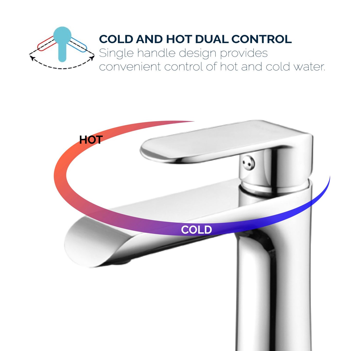 Single Hole Bathroom Faucet VS16431 - Golzar Home