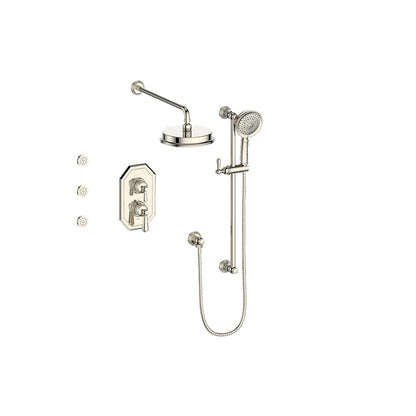 CARINTHIA 3-WAY TH SHOWER KIT WITH BODY JETS-SET.CX.320.810