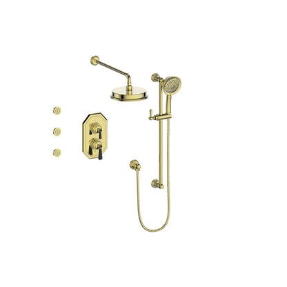 CARINTHIA 3-WAY TH SHOWER KIT WITH BODY JETS-SET.CX.320.810