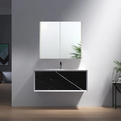 Medicine Cabinet with LED Mirror-LAMC007JE - Golzar Home