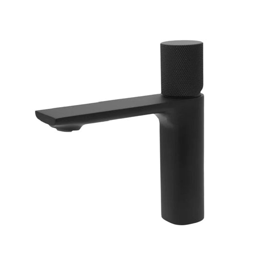 TIMELYSS Single Hole lavatory faucet-F11127X Knurled Version