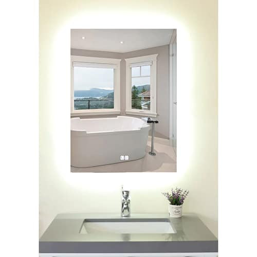 Kodaen Halo Back-lit Bathroom LED Mirror With Bluetooth - Golzar Home