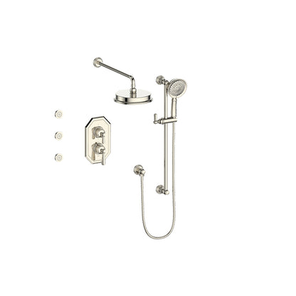 CARINTHIA 3-WAY TH SHOWER KIT WITH BODY JETS-SET.CX.320.810