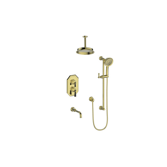 CARINTHIA 3-WAY TH SHOWER KIT WITH 6-inch CEILING ARM-SET.CX1.320.316