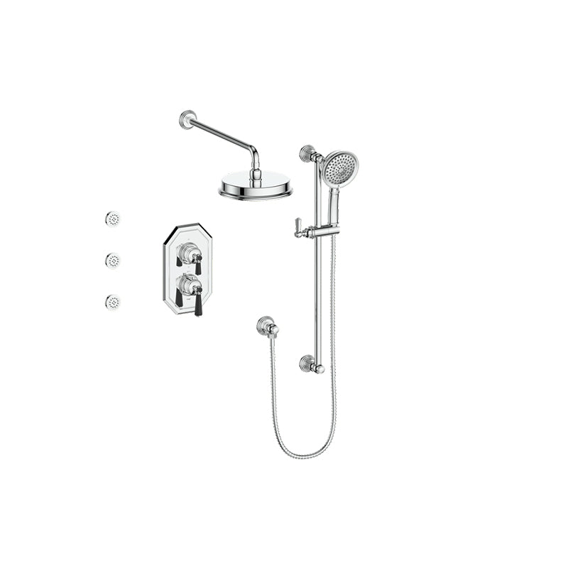 CARINTHIA 3-WAY TH SHOWER KIT WITH BODY JETS-SET.CX.320.810