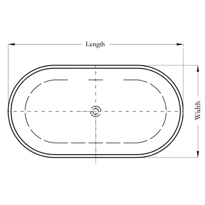 ROMAN Free-standing Bathtub 7681