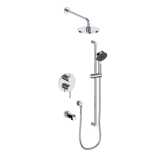 WORGL 3-WAY PB SHOWER KIT-SET.OR.210.210