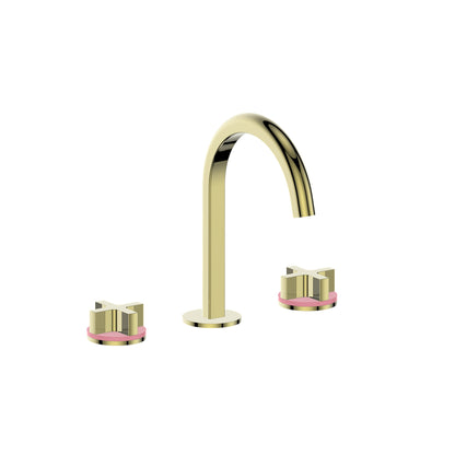 MOND 8-inch WIDESPREAD LAVATORY FAUCET WITH POP-UP DRAIN-BF.MX.1311-M3 - Golzar Home