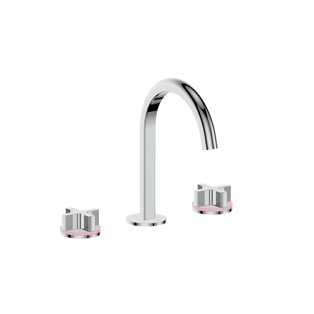 MOND 8-inch WIDESPREAD LAVATORY FAUCET WITH POP-UP DRAIN-BF.MX.1311-M3 - Golzar Home