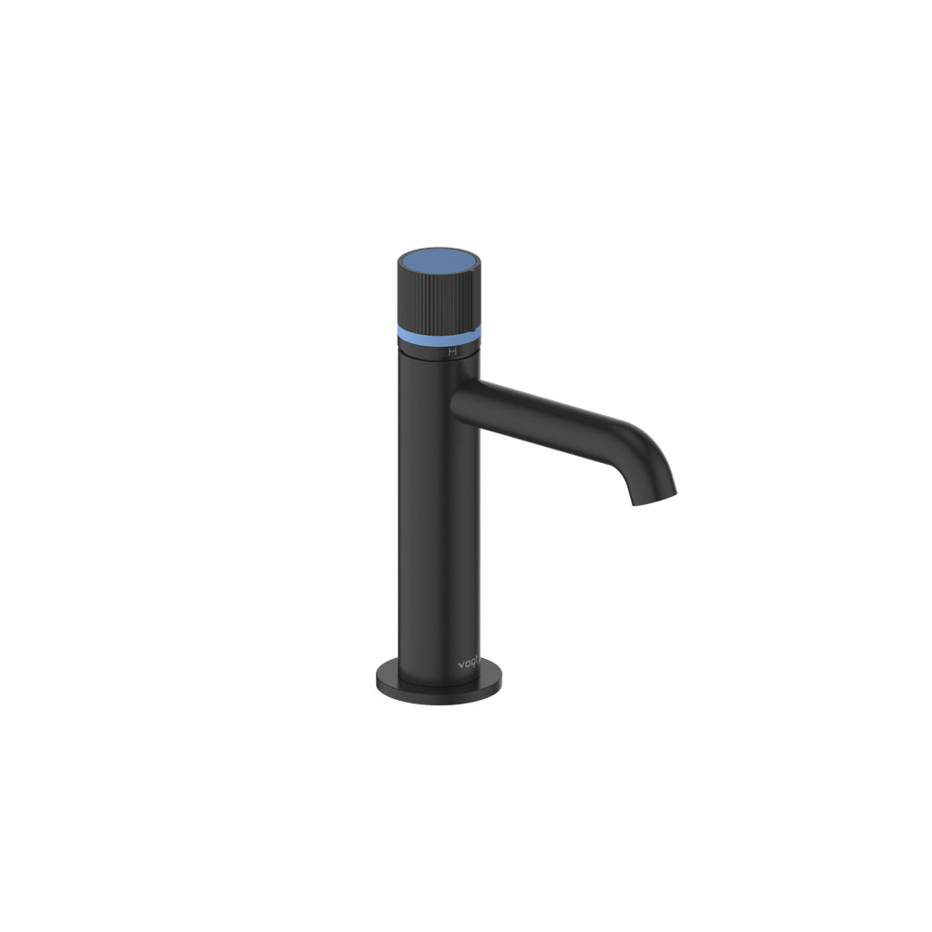 MOND SINGLE HOLE LAVATORY FAUCET WITH POP-UP DRAIN-BF.MD.1001.MB