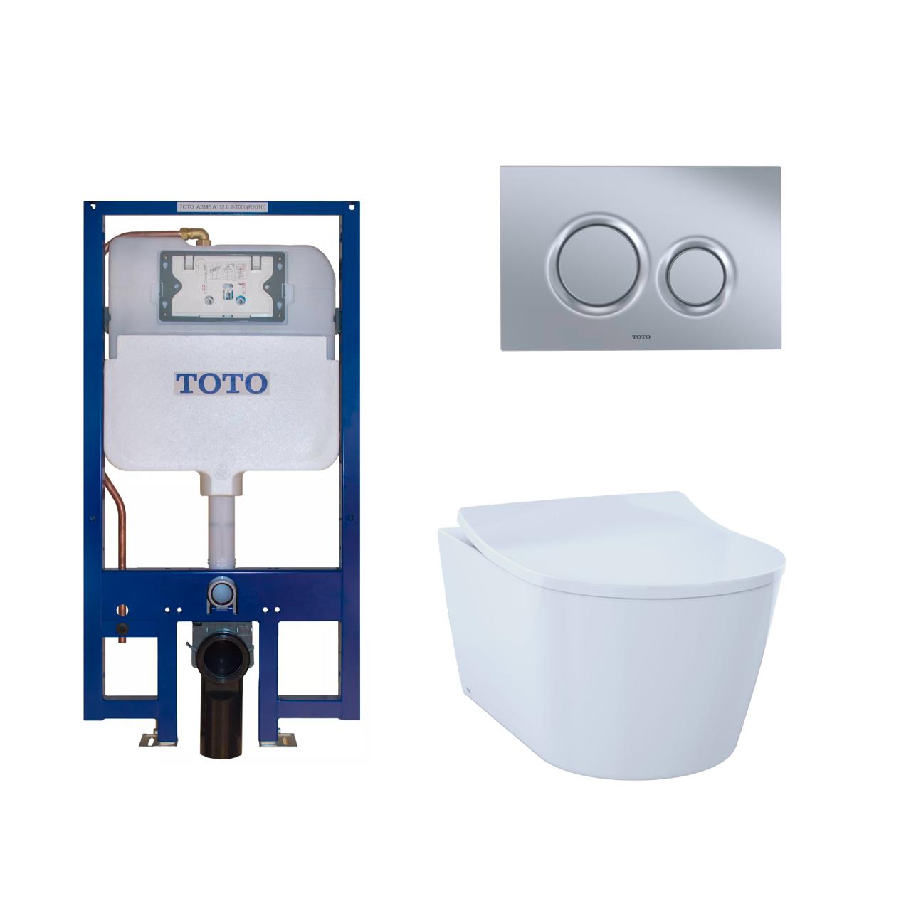 TOTO RP Wall Hung Toilet & In-wall Tank System 1.28/0.9 GPF