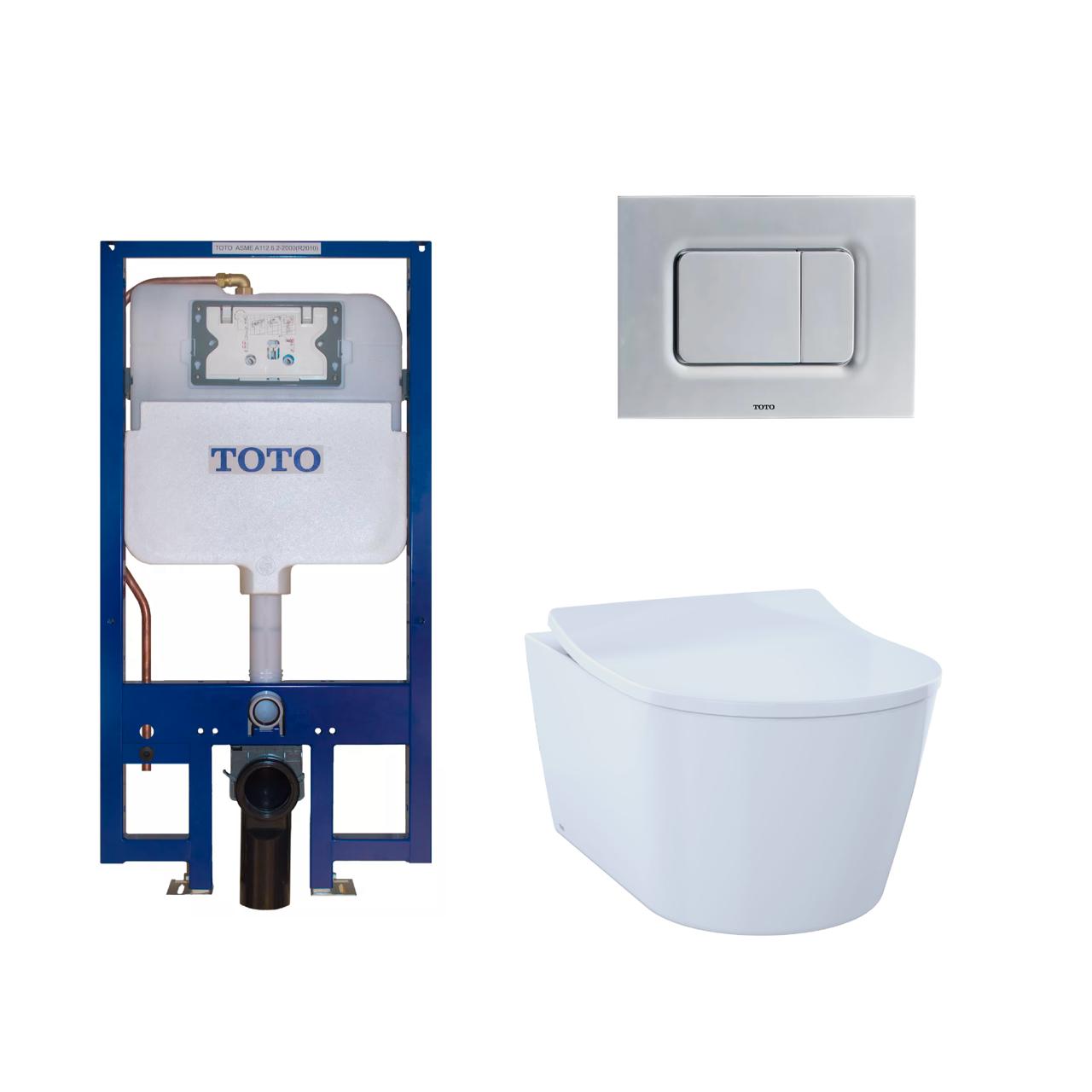 TOTO RP Wall Hung Toilet & In-wall Tank System 1.28/0.9 GPF